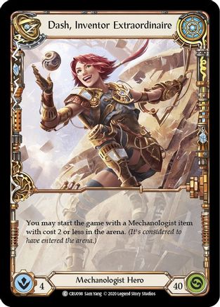 Dash, Inventor Extraordinaire (1st Edition Normal) [Crucible of War]