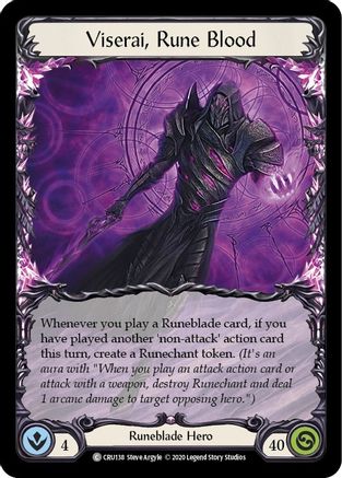 Viserai, Rune Blood (1st Edition Normal) [Crucible of War]