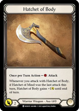 Hatchet of Body // Spectral Shield (Unlimited Edition Normal) [Monarch]