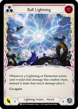 Ball Lightning (Red) (1st Edition Rainbow Foil) [Tales of Aria]