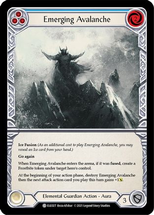 Emerging Avalanche (Blue) (Unlimited Edition Normal) [Tales of Aria]