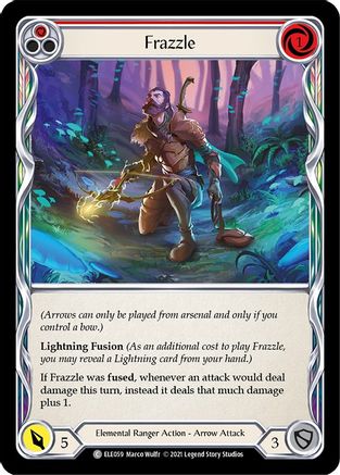 Frazzle (Red) (1st Edition Rainbow Foil) [Tales of Aria]