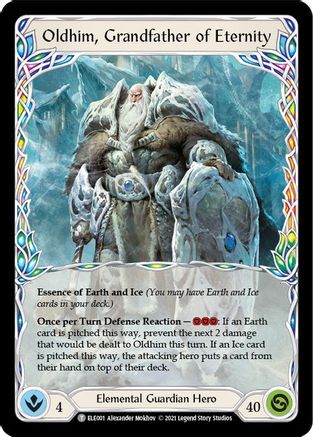 Oldhim, Grandfather of Eternity // Shiver (Unlimited Edition Normal) [Tales of Aria]