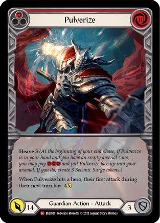 Pulverize (Extended Art) (1st Edition Rainbow Foil) [Everfest]