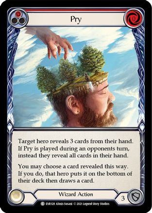Pry (Red) (1st Edition Rainbow Foil) [Everfest]