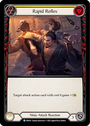 Rapid Reflex (Yellow) (Rainbow Foil) [Uprising]