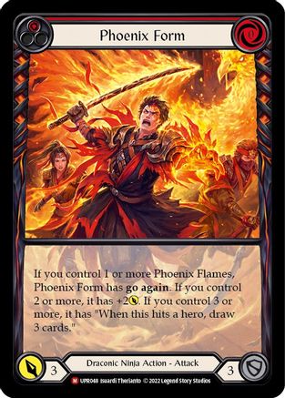 Phoenix Form (Extended Art) (Rainbow Foil) [Uprising]