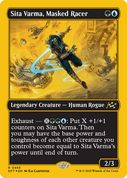 Sita Varma, Masked Racer (First-Place Foil) (Foil) [Aetherdrift]