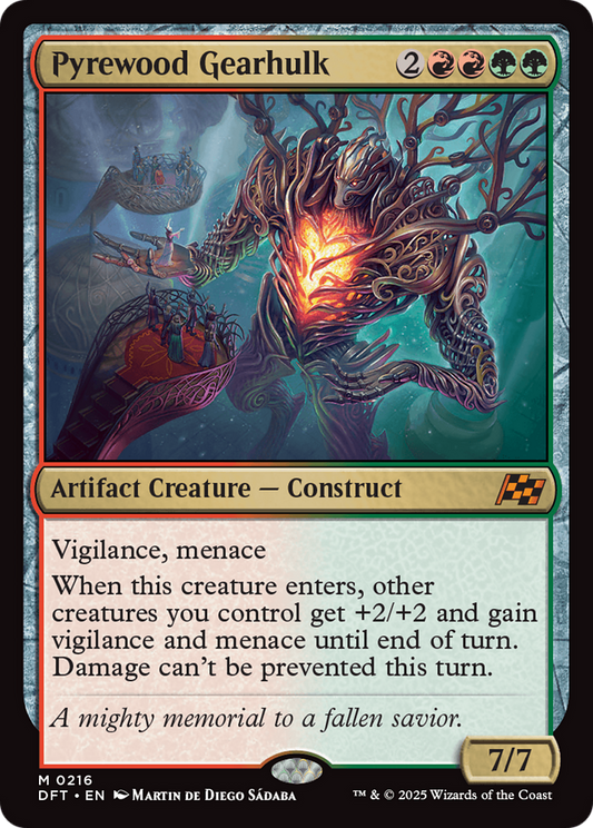 Pyrewood Gearhulk (Foil) [Aetherdrift]