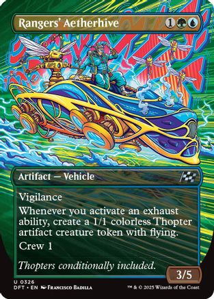 Rangers' Aetherhive (Borderless) (Foil) [Aetherdrift]