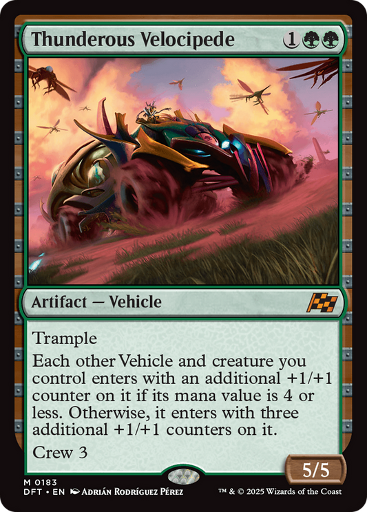 Thunderous Velocipede (Foil) [Aetherdrift]