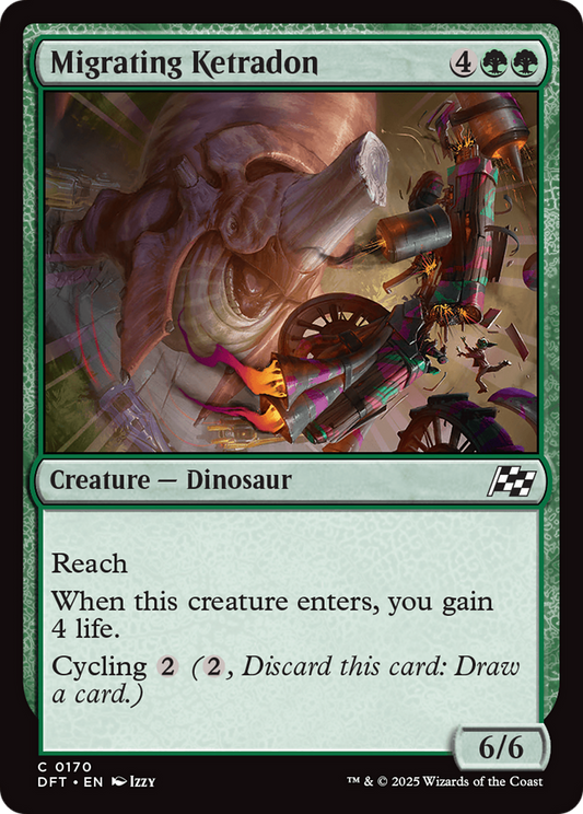 Migrating Ketradon (Foil) [Aetherdrift]