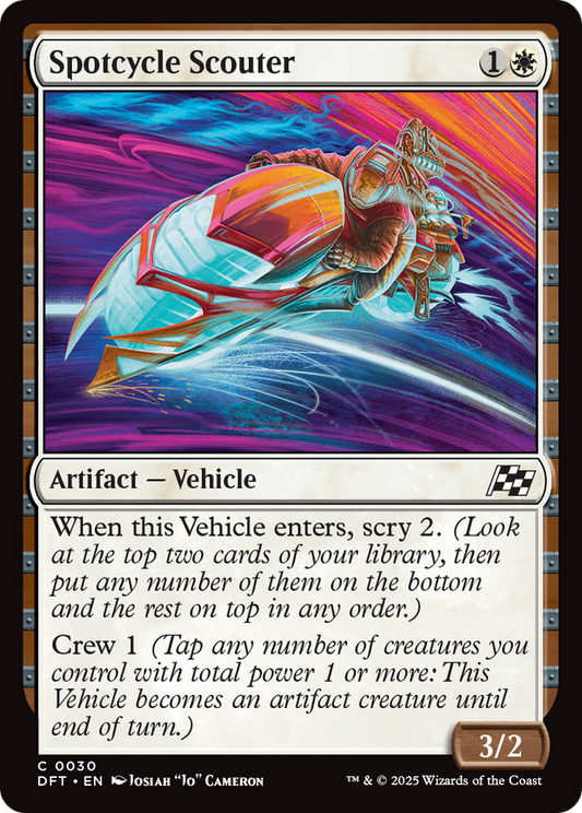 Spotcycle Scouter (Foil) [Aetherdrift]